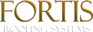 Fortis Roofing Logo White Letters